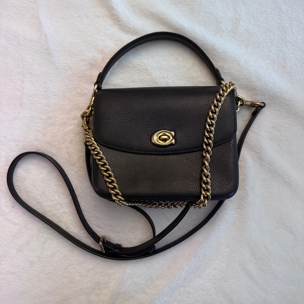 Black Coach Cassie 19 Crossbody Bag
